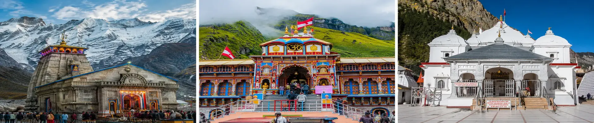 Char Dham Yatra scenic pilgrimage journey to Yamunotri Gangotri Kedarnath and Badrinath