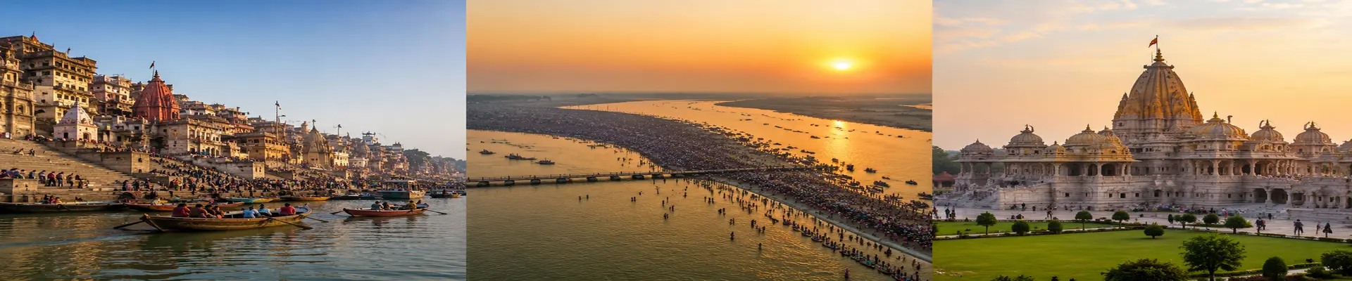Varanasi Ayodhya Tour Package with Kashi Vishwanath Temple, Triveni Sangam, Shri Ram Mandir and Saryu Ghat Aarti