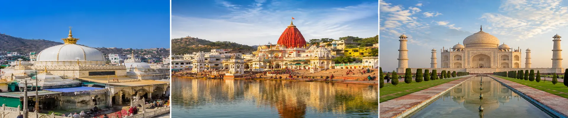 Golden Triangle Tour Package with Delhi, Agra, Ranthambore, Jaipur, Ajmer and Pushkar attractions
