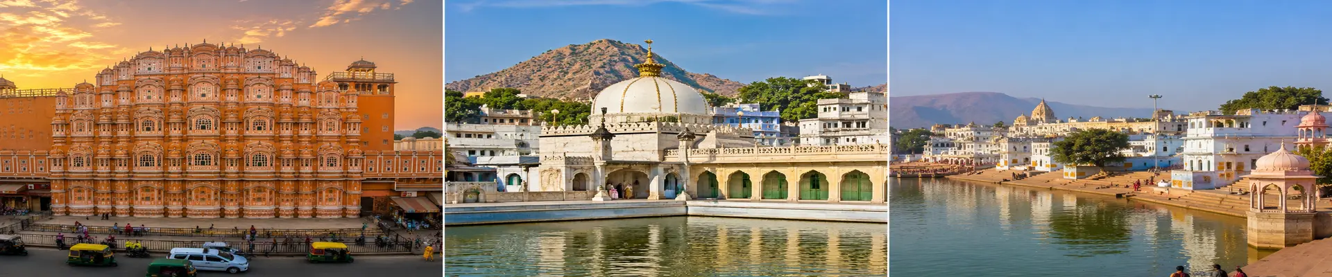 Jaipur Udaipur Tour Package featuring Amer Fort, City Palace, Lake Pichola and other royal attractions across Jaipur and Udaipur.